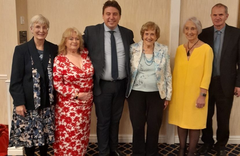 Wellington Branch Dinner, speaker Shaun Bailey MP for West Bromwich West.