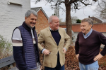 Mark Pritchard MP with Cllr Andrew Eade and Cllr Tim Nelson